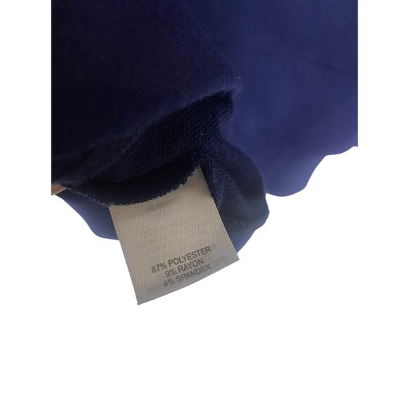 Relativity Top Women's open Shoulder Long Sleeve Blue 3X Roses - Picture 6 of 6